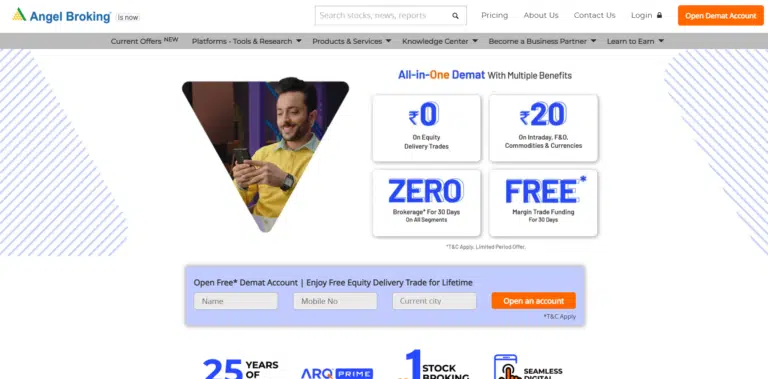 Angel One - India's Biggest Discount Broker