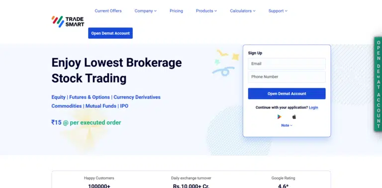 Trade Smart - Top Discount Broker In India